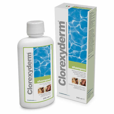 clorexyderm shampoo 250 ml. clorexyderm shampoo 250 ml.
