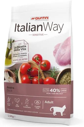 italianway sensitive anatra 1 5 kg.