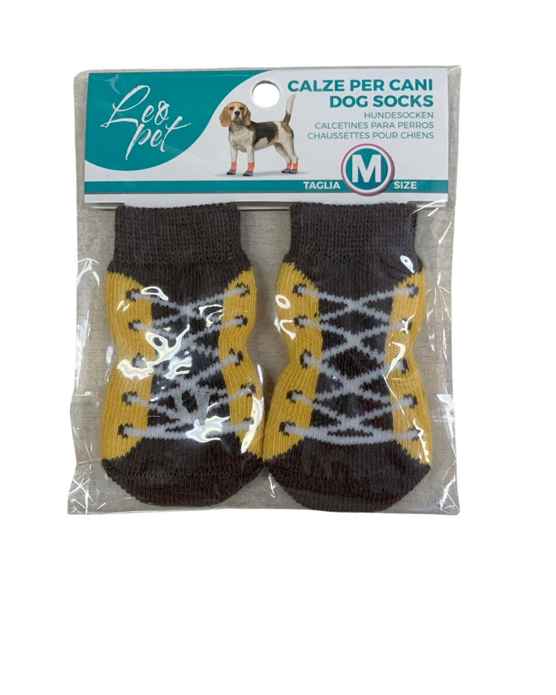 leopet calze antiscivolo cane M leopet calze antiscivolo cane M