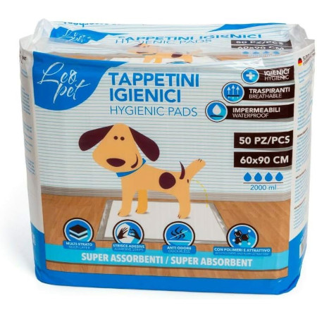 leopet tappetini igienici 60x90 50 pz. leopet tappetini igienici 60x90 50 pz.