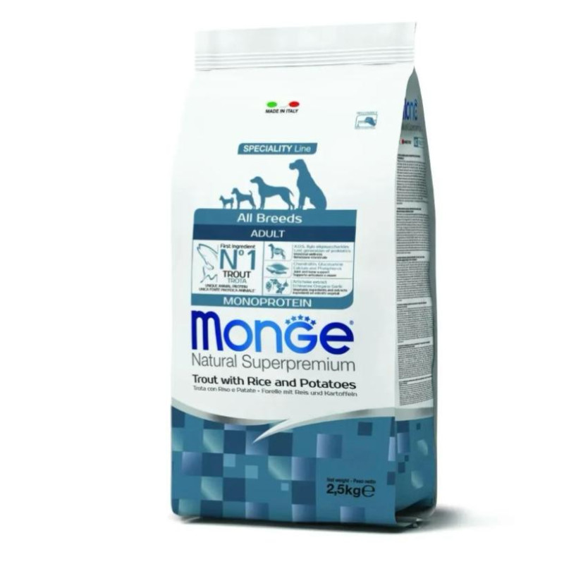 monge-dog-adult-all-breeds-monoprotein-trota-riso-e-patate-alimento-completo monge dog adult all breeds monoprotein trota riso e patate alimento completo