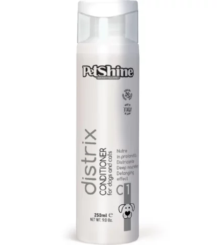 petshine beauty care dog conditioner distrix.