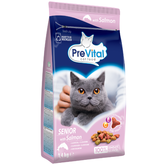 prevital cat senior salmone 1,4 kg. prevital cat senior salmone 1 4 kg.