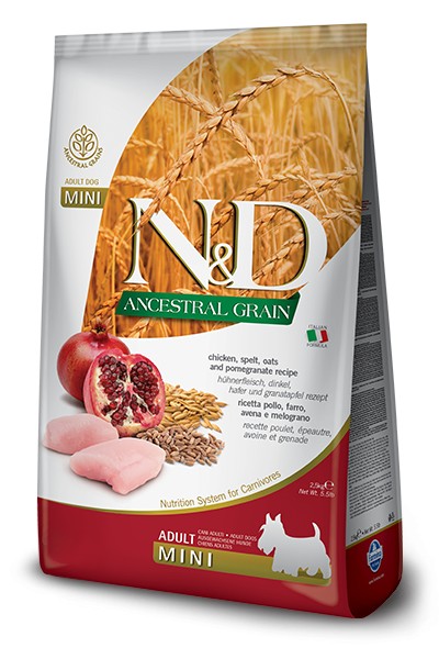 farmina ancestral mini adult pollo 800gr.