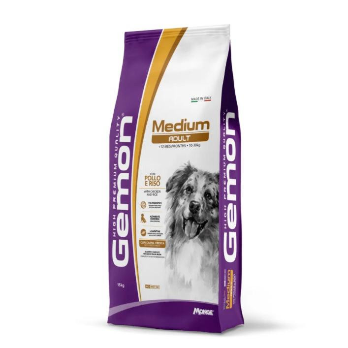 gemon dog medium adult pollo 15 kg. gemon dog medium adult pollo 15 kg.