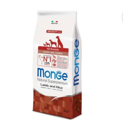 monge all breeds agnello puppy 12 kg.