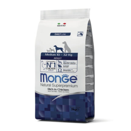 monge medium adult kg. 3.