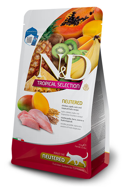 tropical selection neutered pollo 1 5 kg.