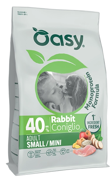 oasy dog small_mini monoprotein coniglio 800 gr.webp
