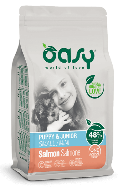oasy puppy_junior small_mini salmone kg. 800.