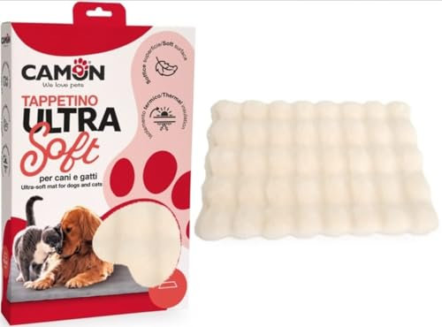 camon dog_cat tappetino ultra soft crema 60x90 camon dog_cat tappetino ultra soft crema 60x90