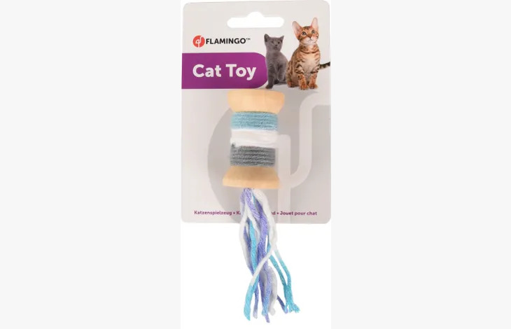 flamingo cat toy rotolo di lana flamingo cat toy rotolo di lana