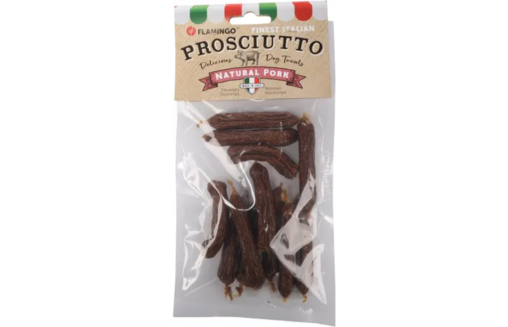 flamingo dog snack naturale salsicce di maiale lamingo dog snack naturale salsicce di maiale