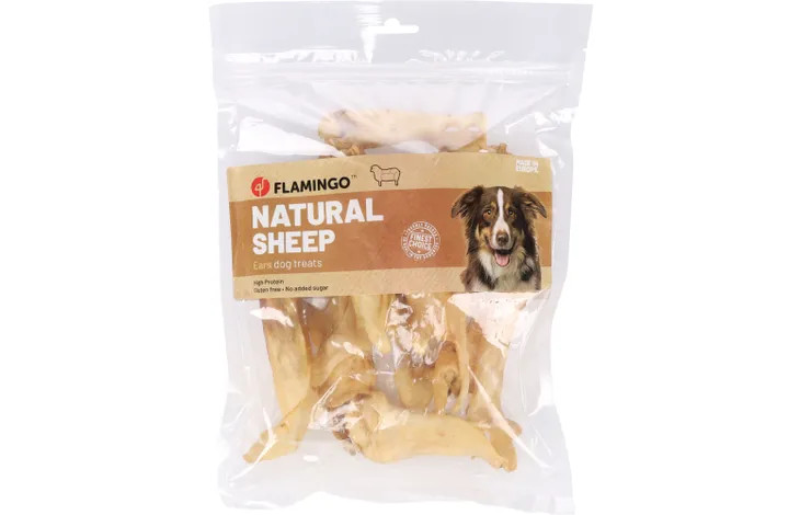 flamingo dog snack orecchie di pecora gr. 200 flamingo dog snack orecchie di pecora gr. 200.