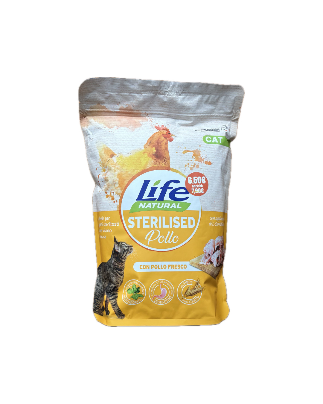 life natural cat sterilised pollo gr. 800 life natural cat sterilised pollo gr. 800.