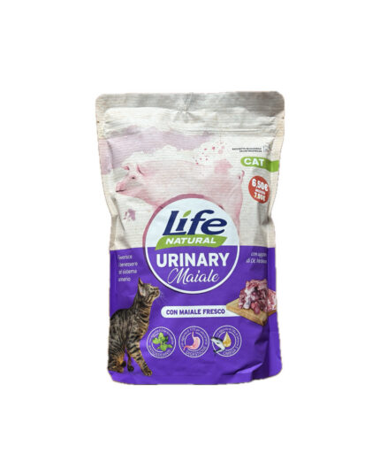 life natural cat urinary maiale gr. 800.