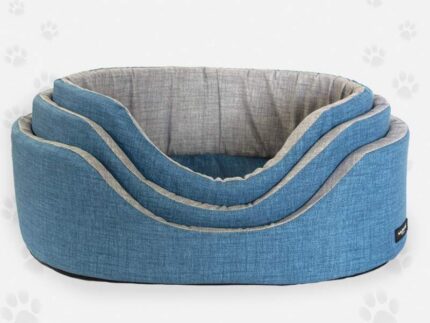 nasonero dog_cat cesta ovale blu cm 52x38
