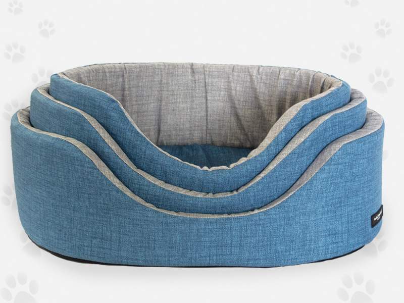 nasonero dog_cat cesta ovale blu cm 52x38 nasonero dog_cat cesta ovale blu cm 52x38