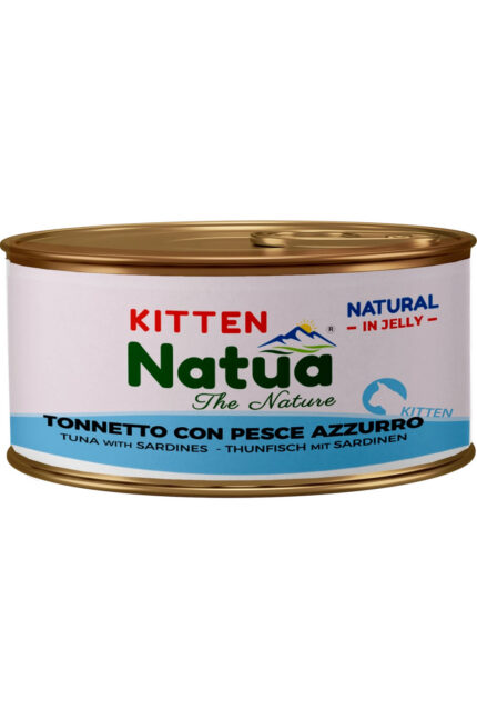 natua kitten tonnetto e pesce azzurro.