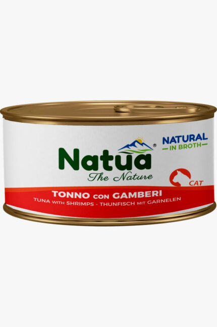 natua natural broth tonno e gamberi gr. 85.