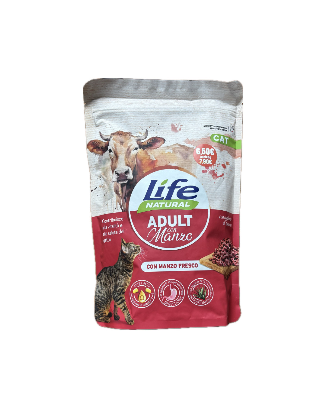 natural life cat adult manzo gr. 800 natural life cat adult manzo gr. 800.