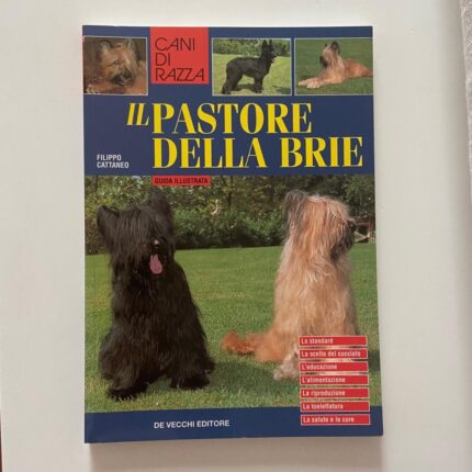 libro cani di razza pastore della brie