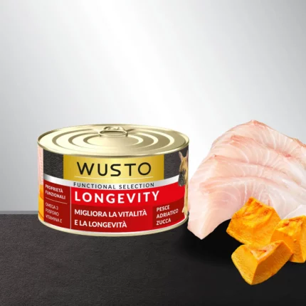 wusto dog longevity pesce adriatico e zucca gr. 150.