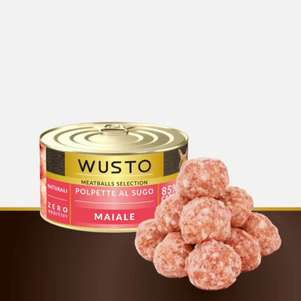wusto dog polpette al sugo di maiale gr. 150.