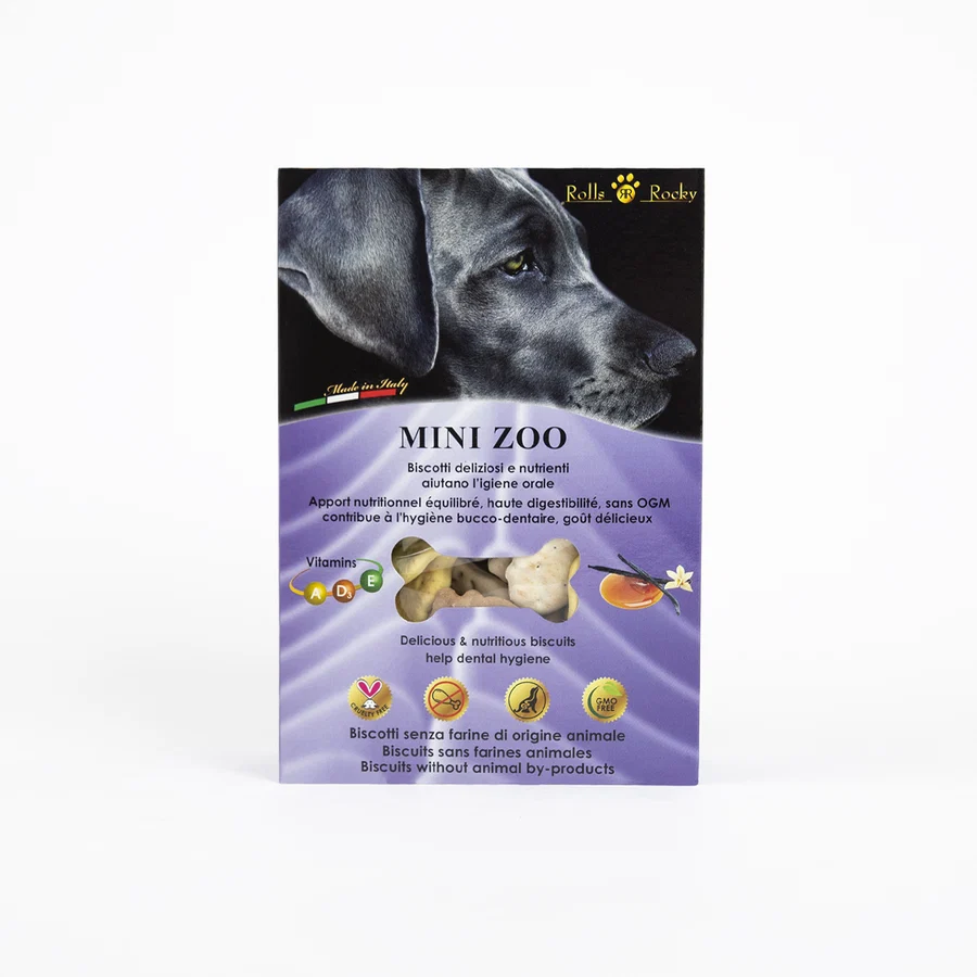 Rolls Rocky dog Biscotti Mini Zoo gr. 300 Rolls Rocky dog Biscotti Mini Zoo gr. 300
