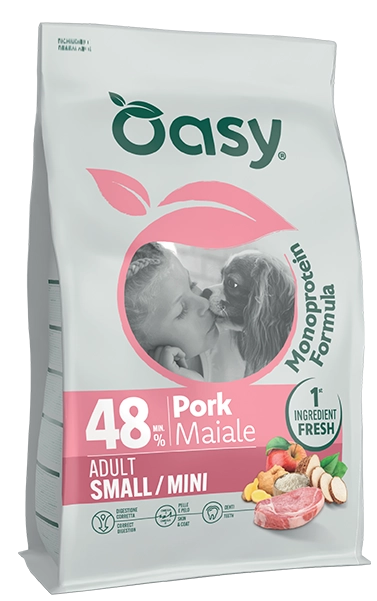 oasy dog small_mini monoprotein maiale kg. 2 oasy dog small_mini monoprotein maiale kg. 2.